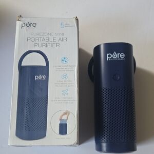 PureZone Mini Portable Air Purifier - Black